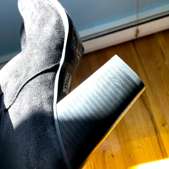 NWOT Forever 21 Faux Suede Over The Knee Boots - Picture 3 of 11